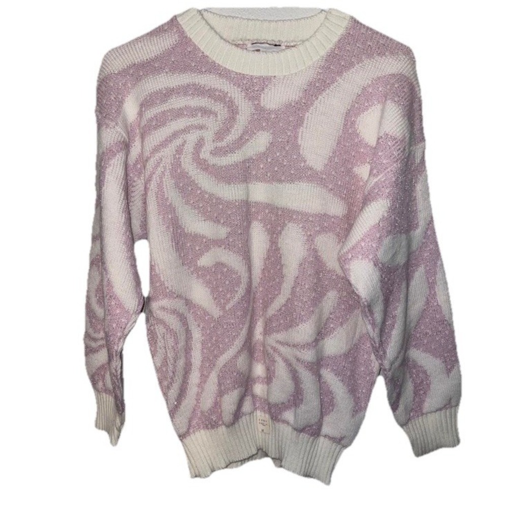 Vintage Teasers Pink Knitted Sweater Women's Size M